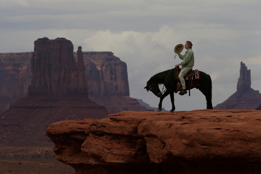 Travel writer Christopher Reynolds, seen here in Monument Valley.