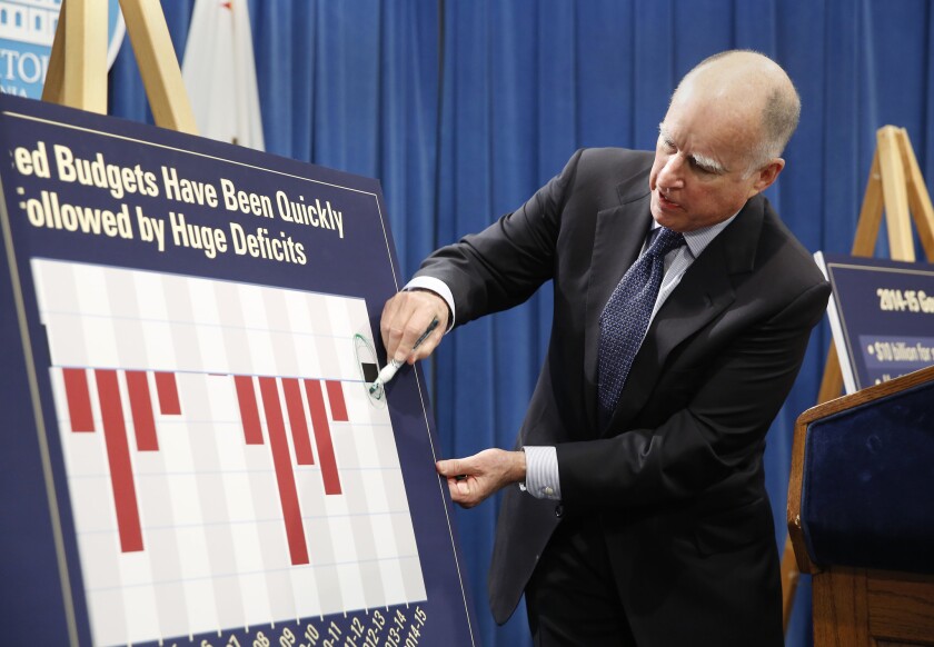 Gov. Jerry Brown, pictured here in January, is scheduled to sign California's new state budget on Friday morning in San Diego.