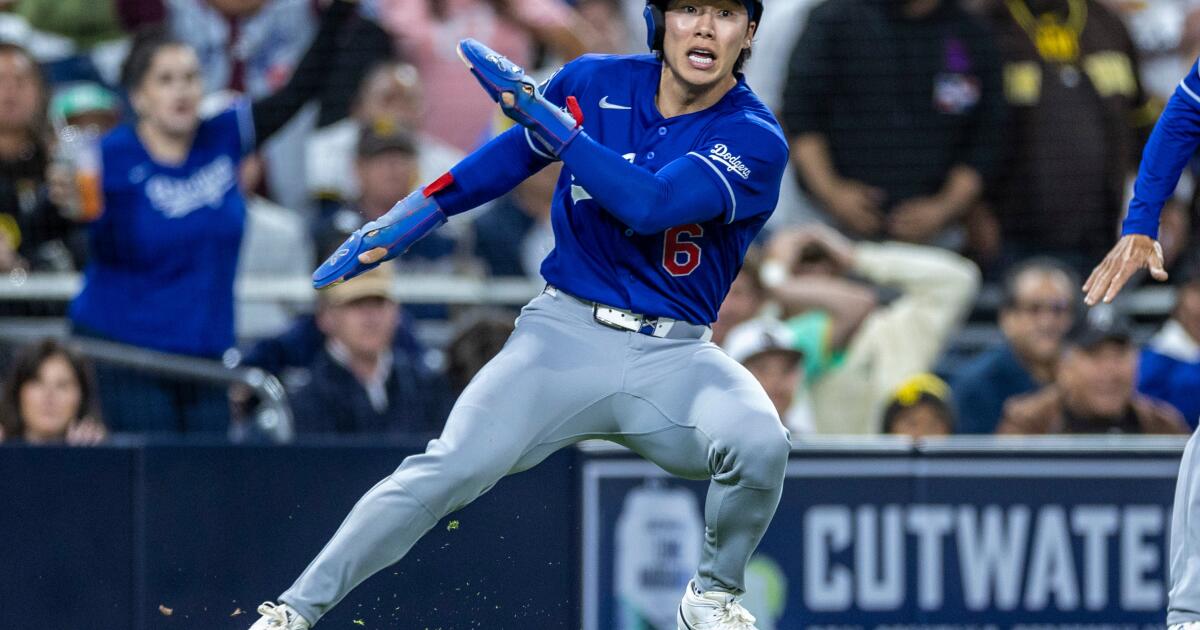 L’offensive des Dodgers s’est calmée lors d’une défaite 1-0 contre les Padres