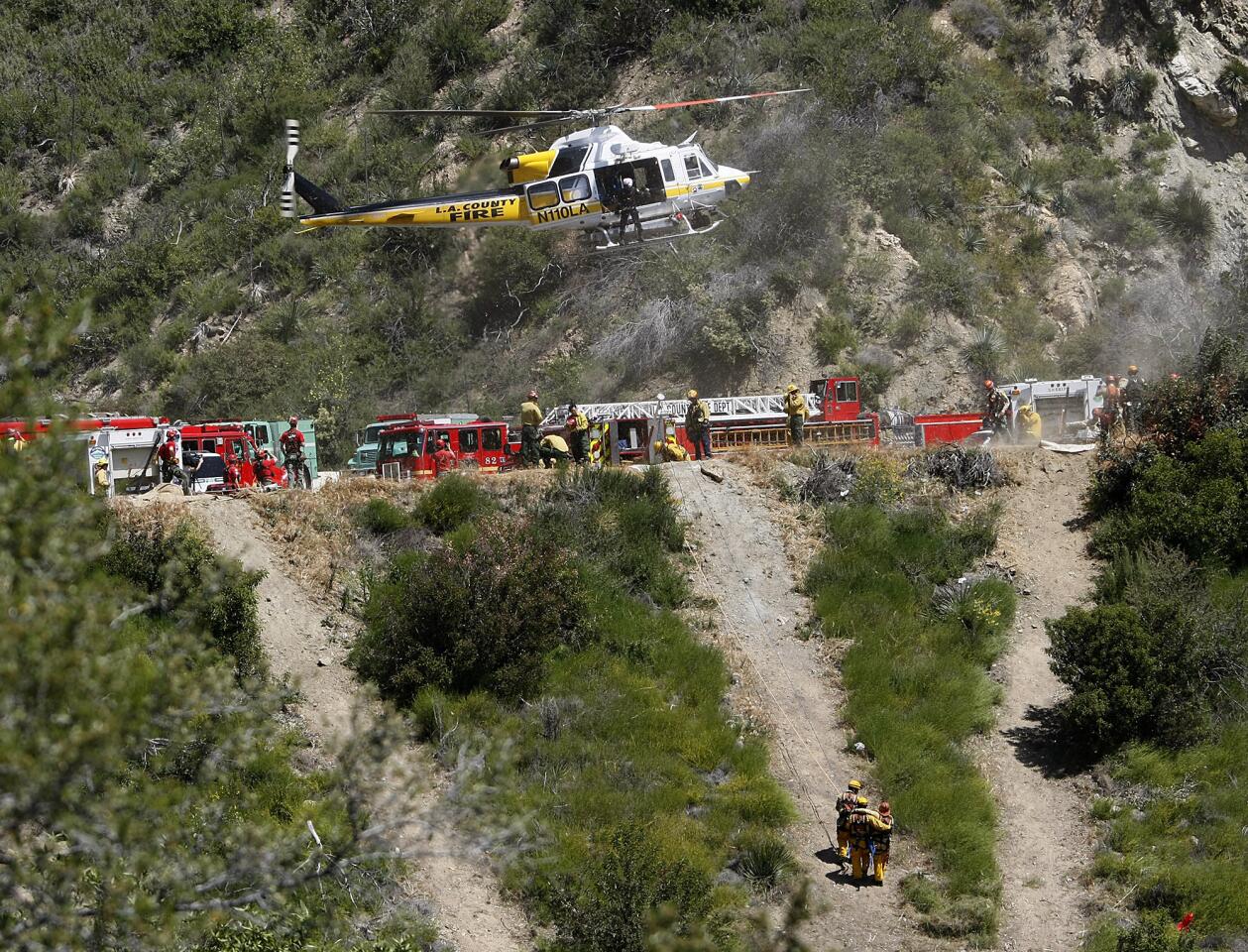Photo Gallery: Local agencies train for mountain rescue
