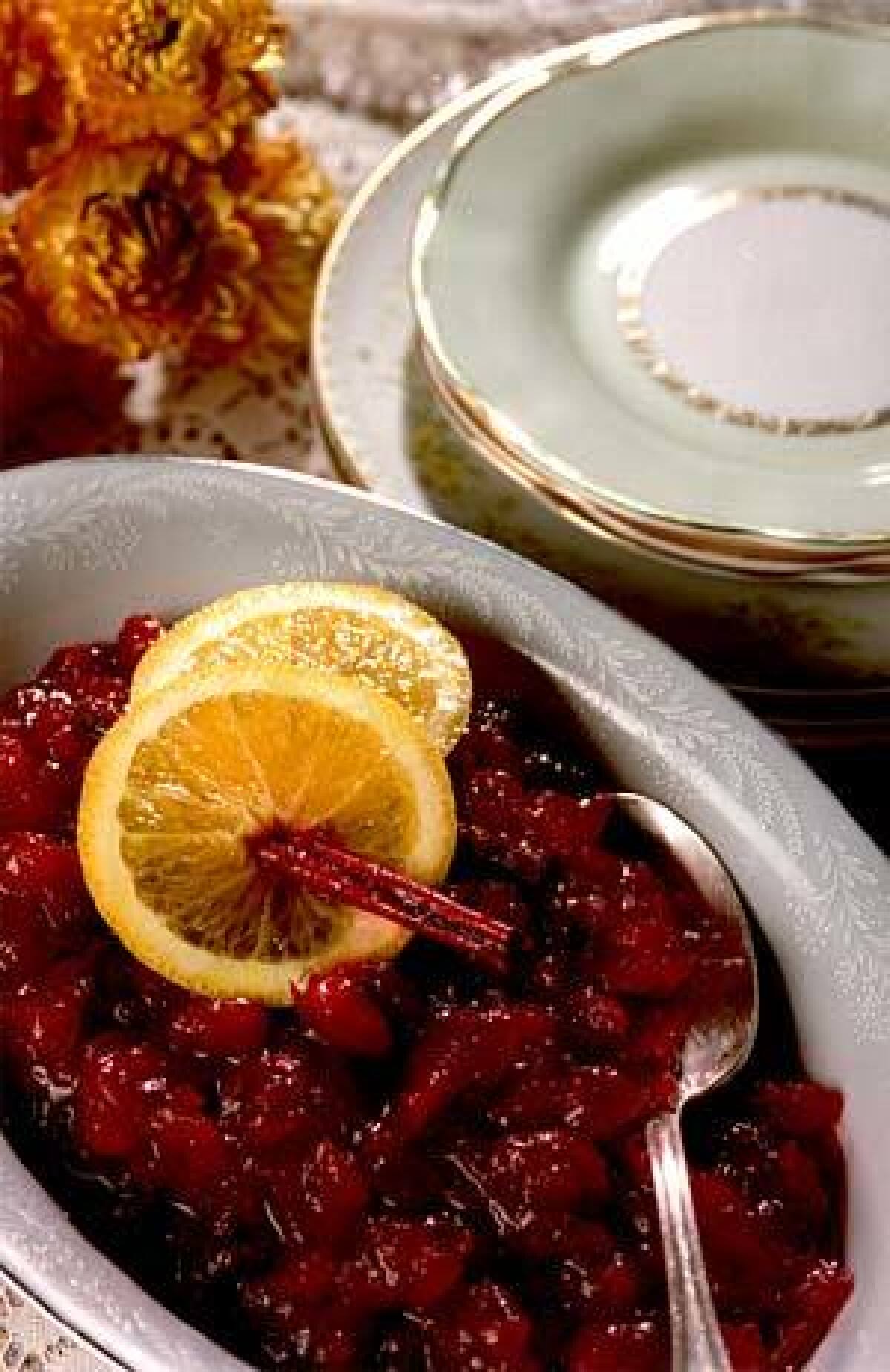 CRANBERRIES: A must-have at the Thanksgiving table.