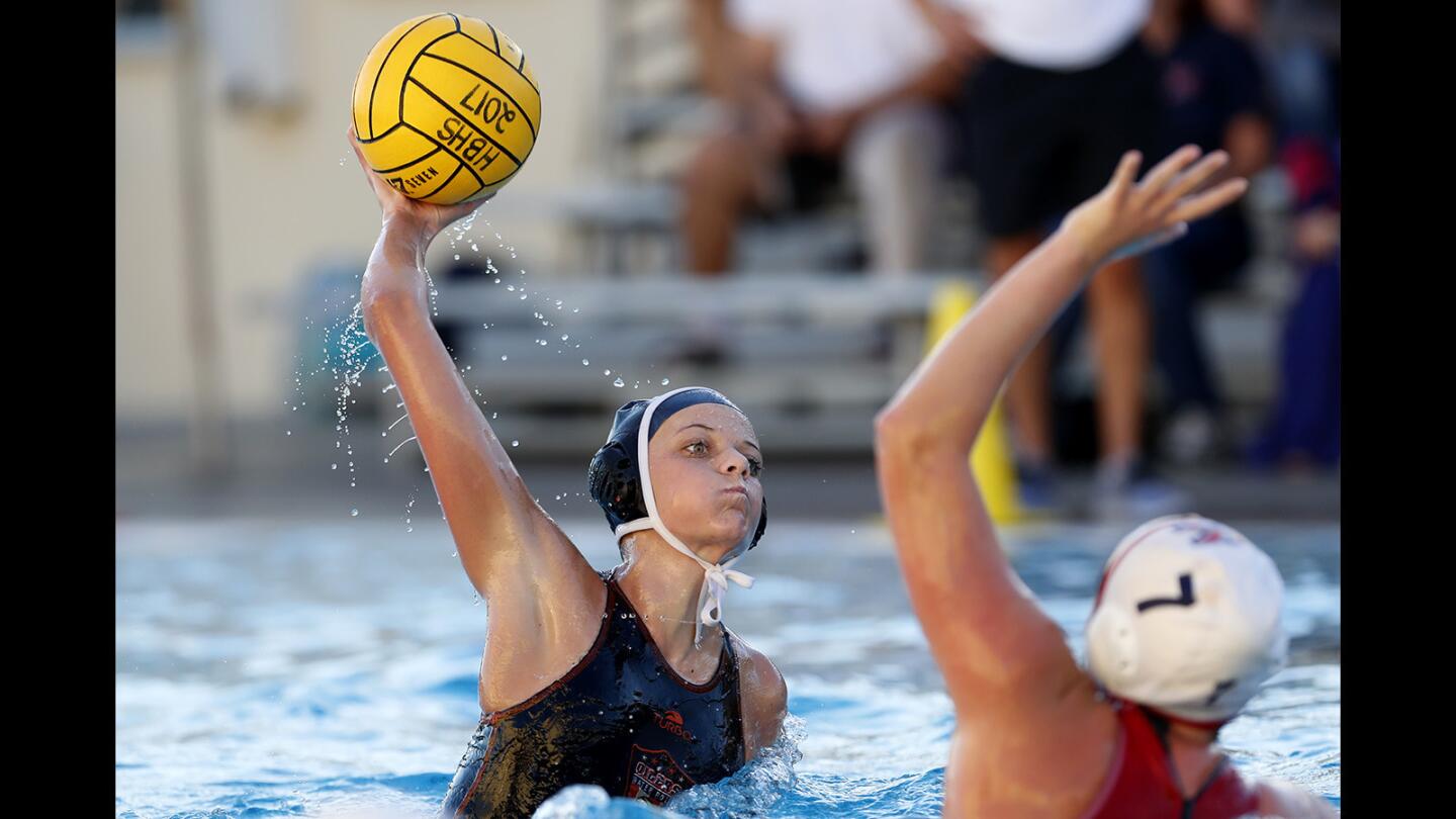 Photo Gallery: Huntington Beach vs. Riverside King in a girls' water polo game