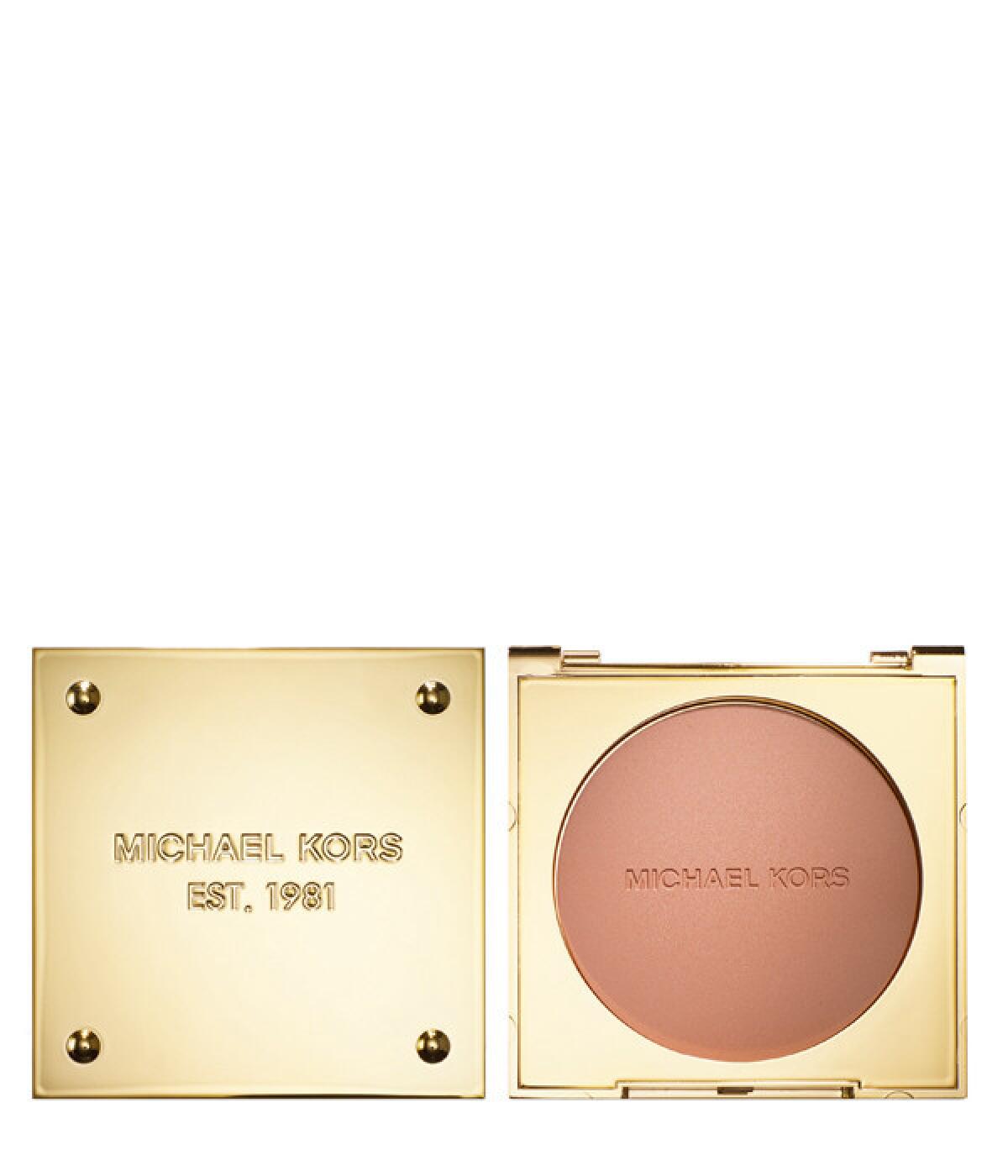 Michael Kors bronzing powder in Flush, $50 at Michael Kors boutiques and macys.com.