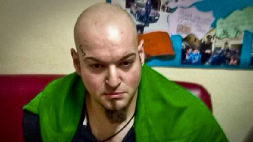 A man identified by Italian authorities as Luca Traini is accused of shooting several people in Macerata, Italy, on Feb. 3, 2018.