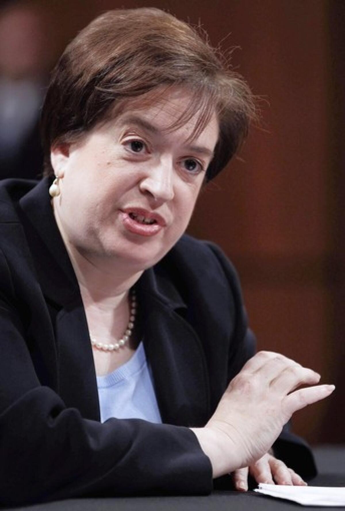 Justice Elena Kagan wrote the court's opinion in the electoral college case 