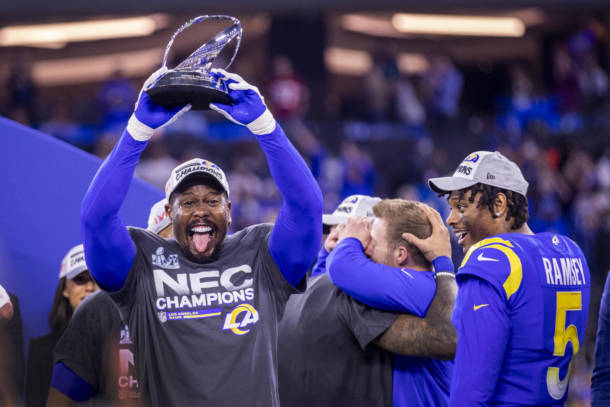 The Rams Championship Roster In celebrity-mad L.A., the Rams built a celebrity-rich team - Los ...