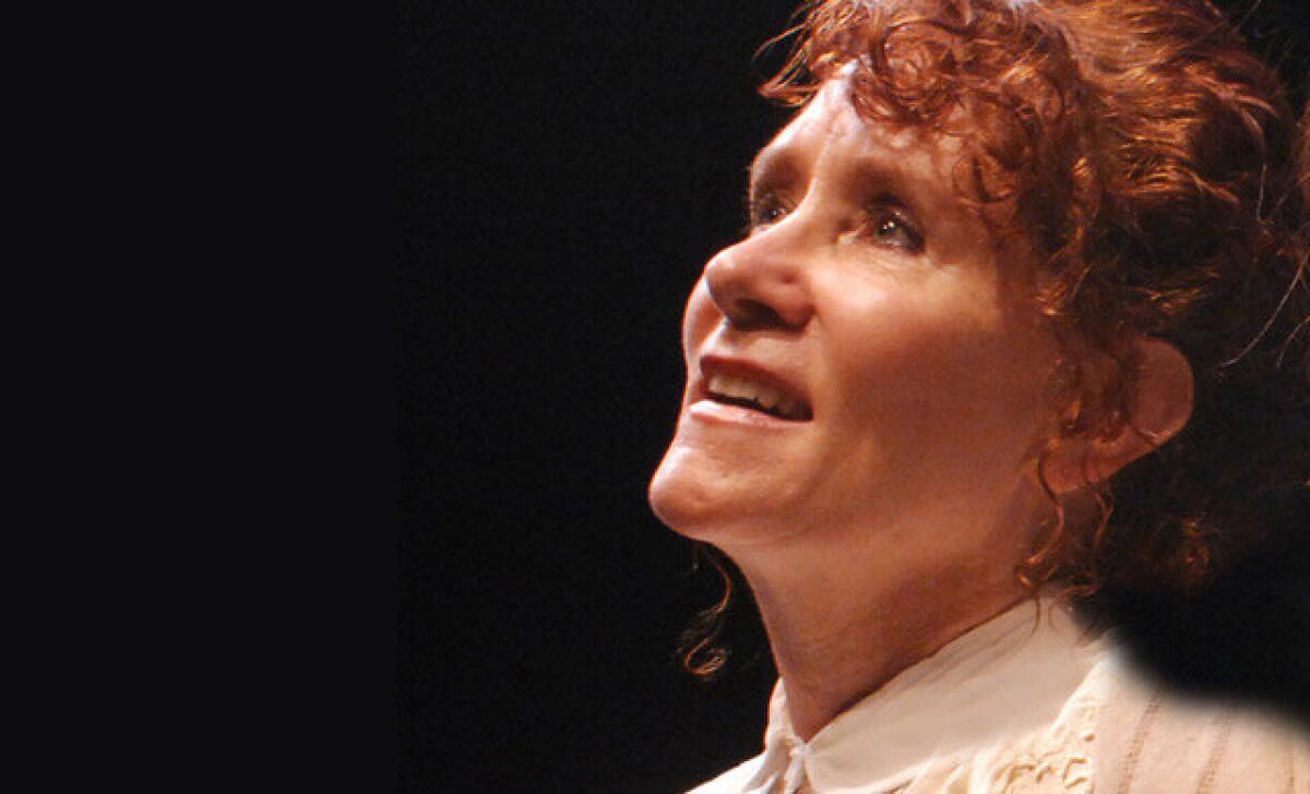 Cynthia Gerber will star in the solo show "The Belle of Amherst" at Lamb's Players Theatre this spring.