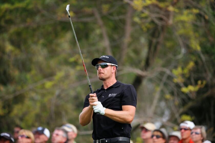Henrik Stenson's goal is to be the top-ranked golfer in the world.