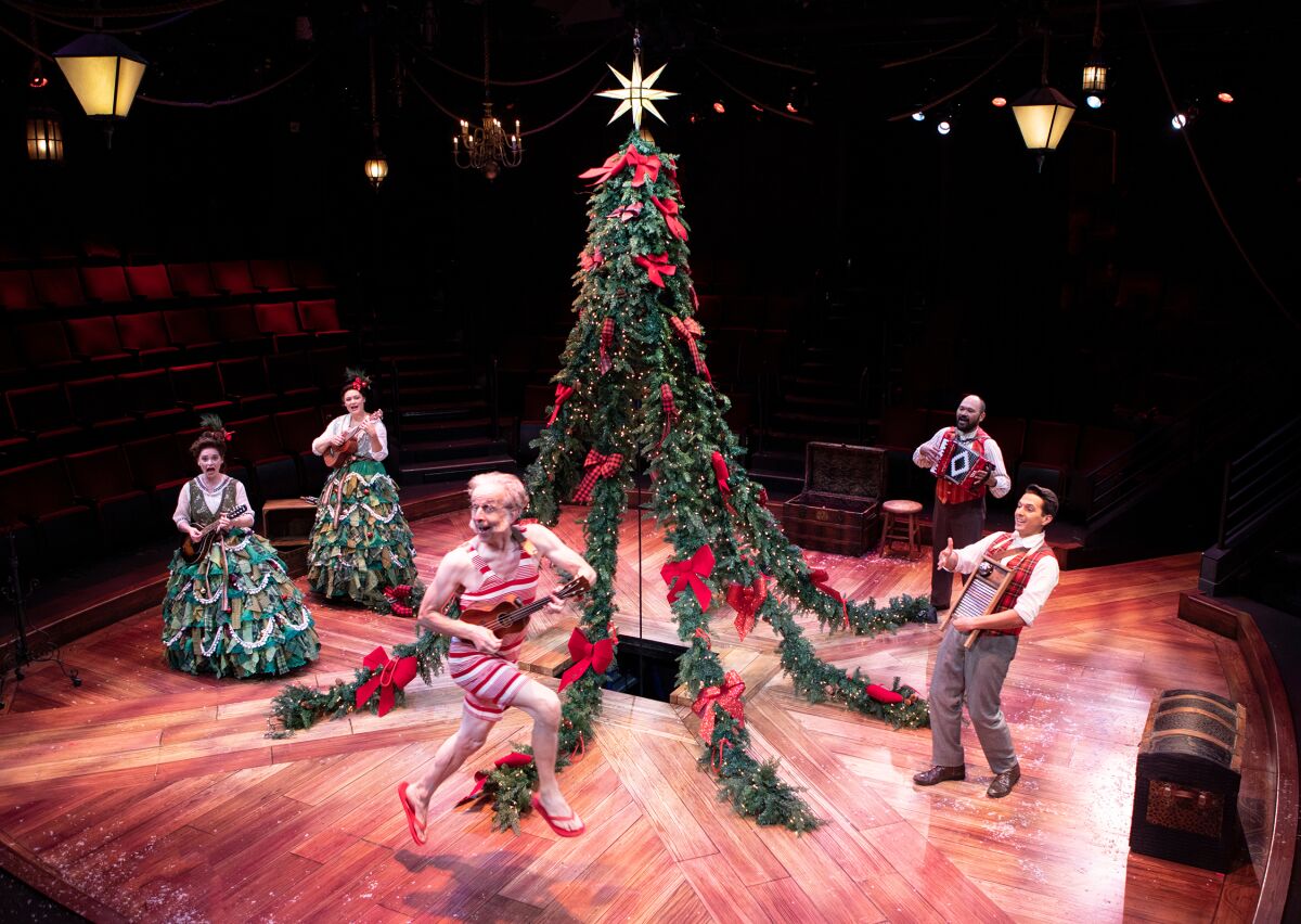 "Ebenezer Scrooge's BIG San Diego Christmas Show" runs through Dec. 26 at The Old Globe.