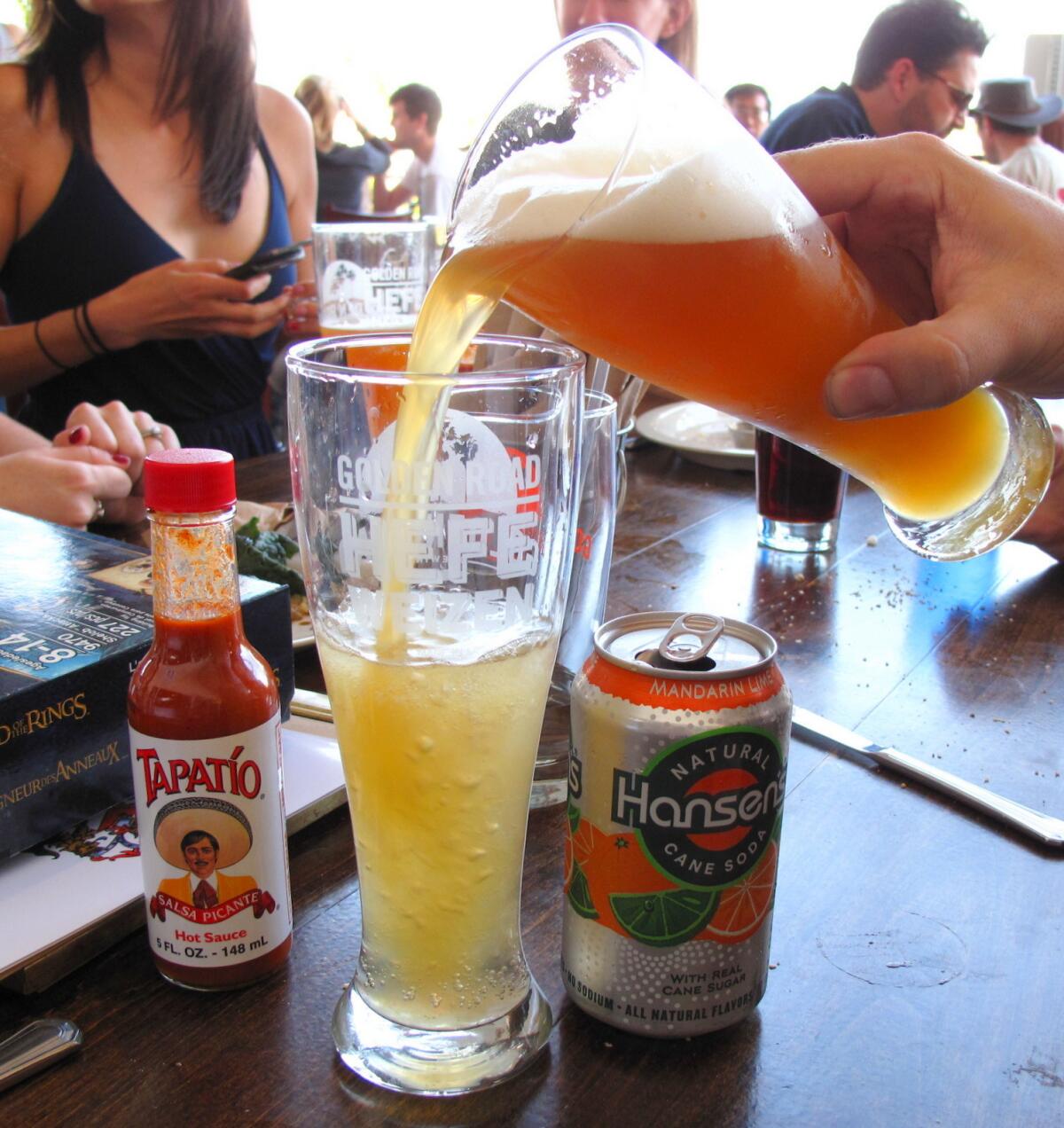 Experiment with making your own shandy, combining beer with ingredients such as citrus soda.