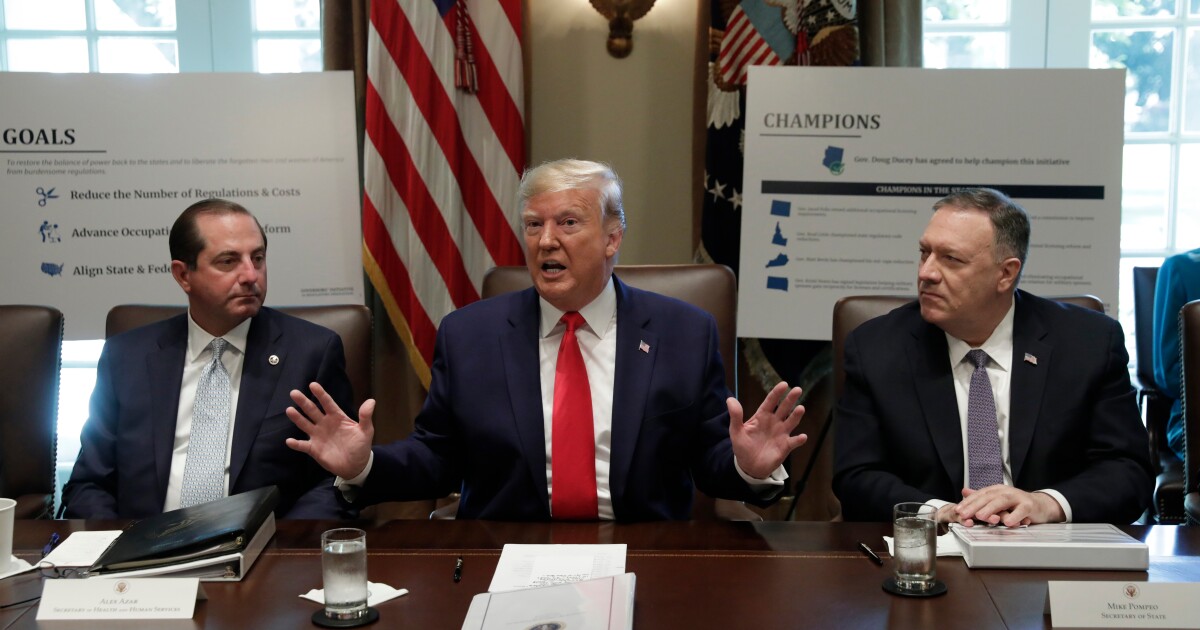 Trump Cabinet Meeting Devolves Into 71 Minutes Of Grievances Los