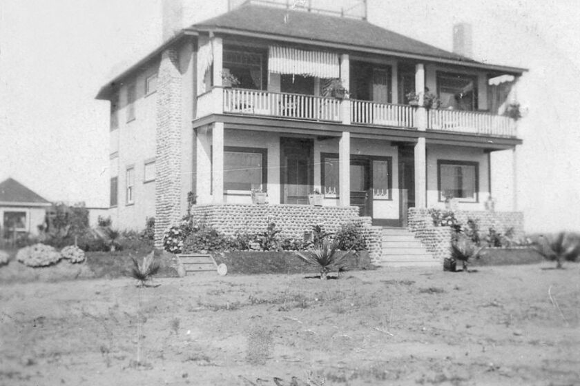 The Barrett family home is pictured in 1910. The two-story structure still stands at 3778 Shasta St.