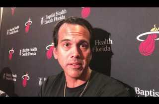 Erik Spoelstra on Bam Adebayo as perimeter defender