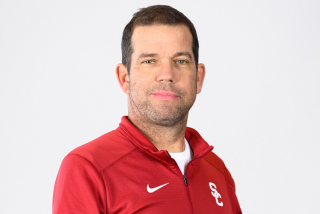 USC inside wide receivers coach Dave Nichol.
