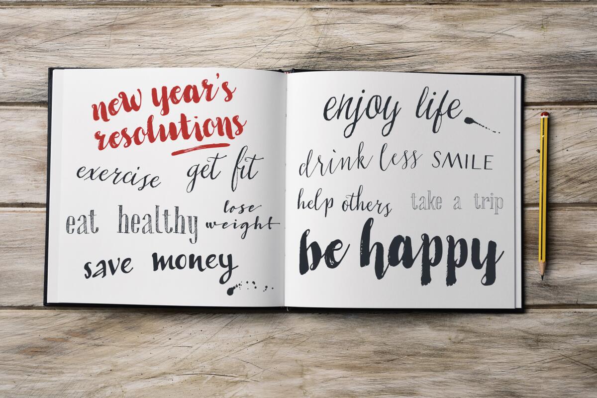 new year's resolutions
