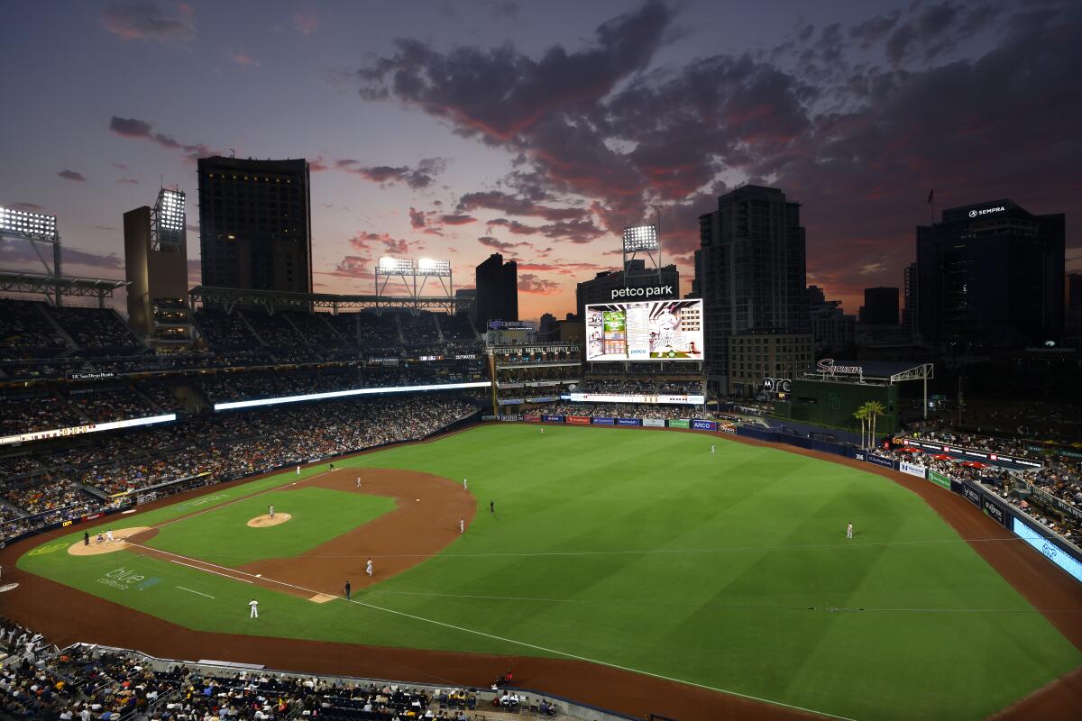 The Padres Team Store in Petco Park, home of the San Diego Padres