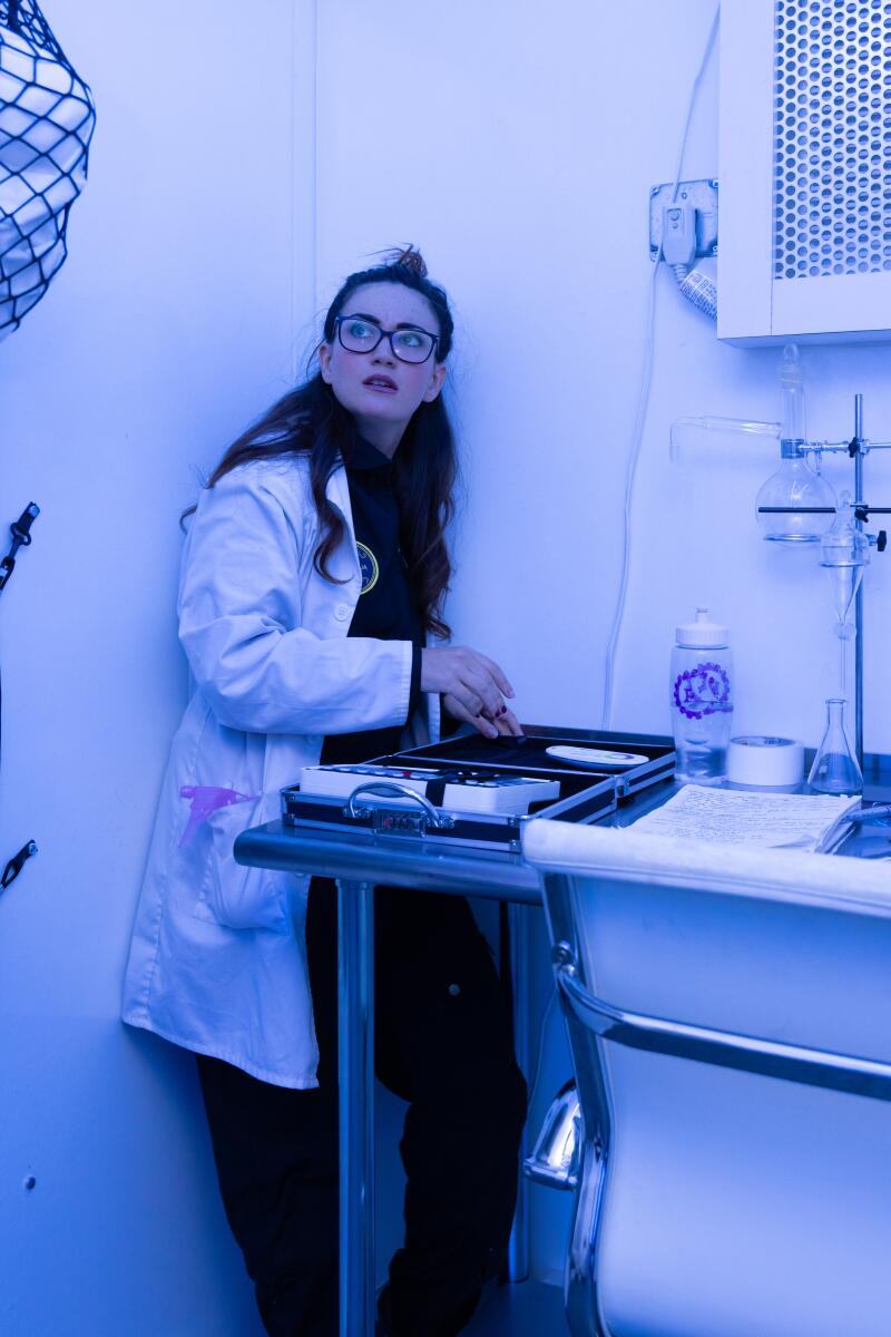 Los Angeles, CA - April 30, 2025: Georgia Warner during the lunar light: discovery in Santa Monica on Wednesday April 30, 2025. (Catherine Dzilenski / For Times)