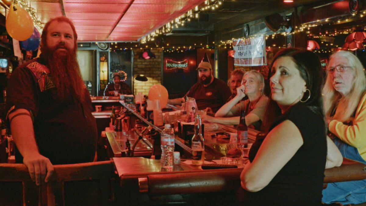 A scene from the bar in “Bloody Nose, Empty Pockets.”