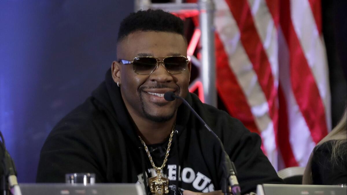 U.S. heavyweight boxer Jarrell “Big Baby” Miller was smiling at a February news conference in London to promote his June title fight against Anthony Joshua. But the big-money bout was canceled this week after Miller failed three drug tests.