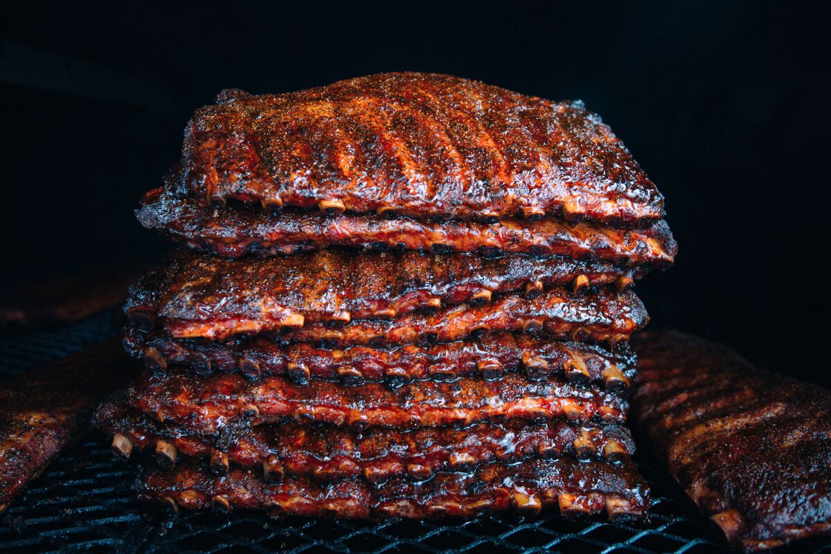 Ribs from Heritage BBQ