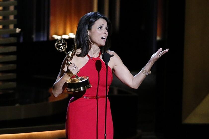 Will Julia Louis-Dreyfus return to the podium this year at the Emmys? Don't bet against the "Veep" star, a five-time Emmy winner.