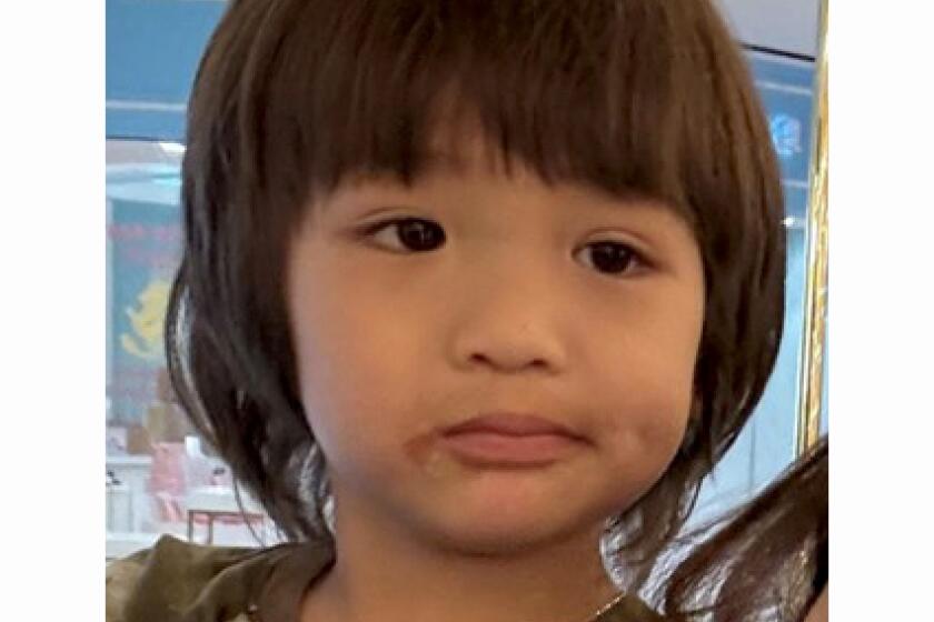 Amber alert activated by the California Highway Patrol on behalf of the Long Beach Police Dept. for 4-yr. old Justin Chan, who was abducted from Long Beach, California, on Feb. 13, 2024. The suspect as driving a 2021 gray Honda Accord with California licence plate number 8XPG349.