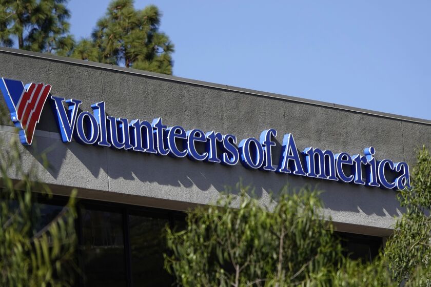SAN DIEGO, CA - MAY 04: The Volunteers of America Southwest building in Mission Valley on Tuesday, May 4, 2021 in San Diego, CA. (K.C. Alfred / The San Diego Union-Tribune)