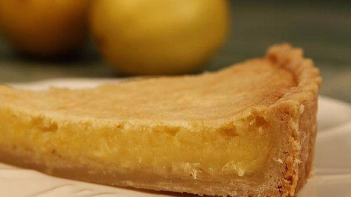 Lazy Mary's lemon tart.