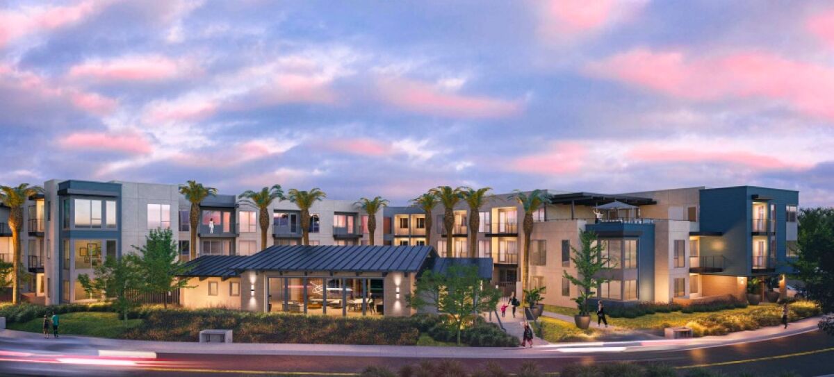 The proposed apartment building on Vulcan Avenue.