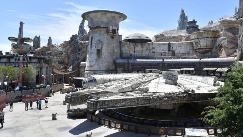 Disneyland S Second Star Wars Land Ride Is Delayed Until January Los Angeles Times