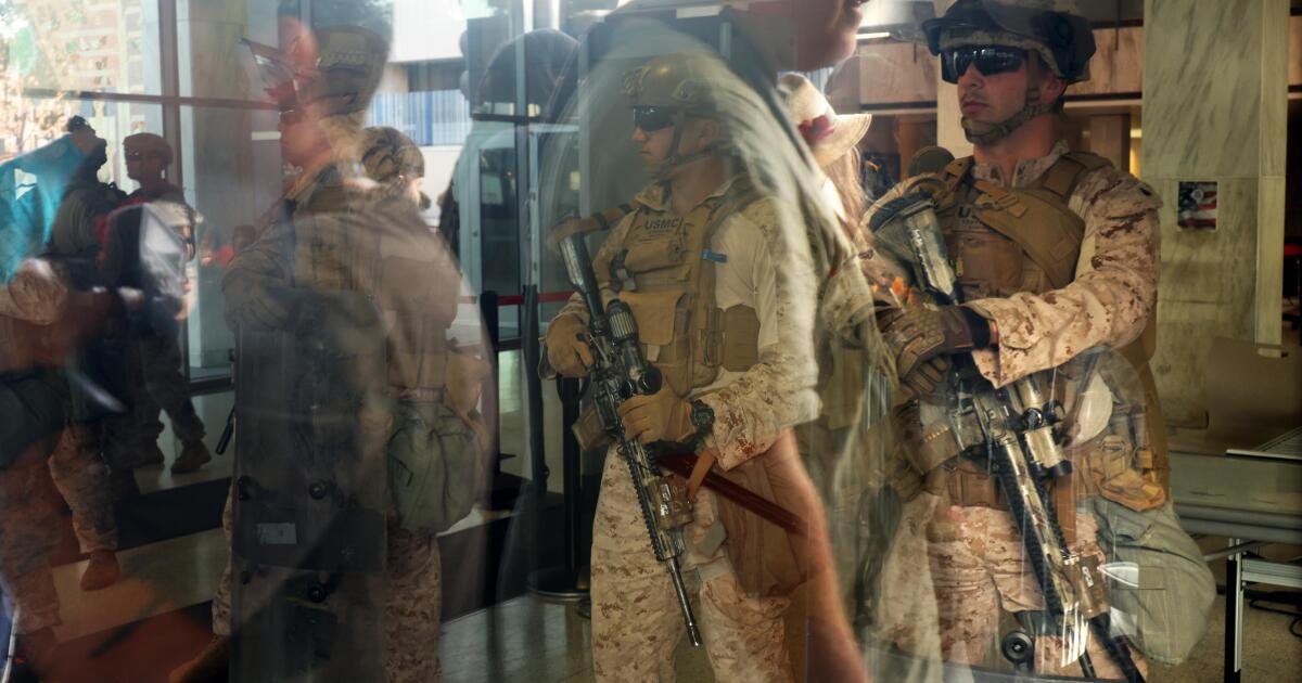 Veterans' advocates warn of low morale amid L.A. deployment: 'This is not what we signed up for'