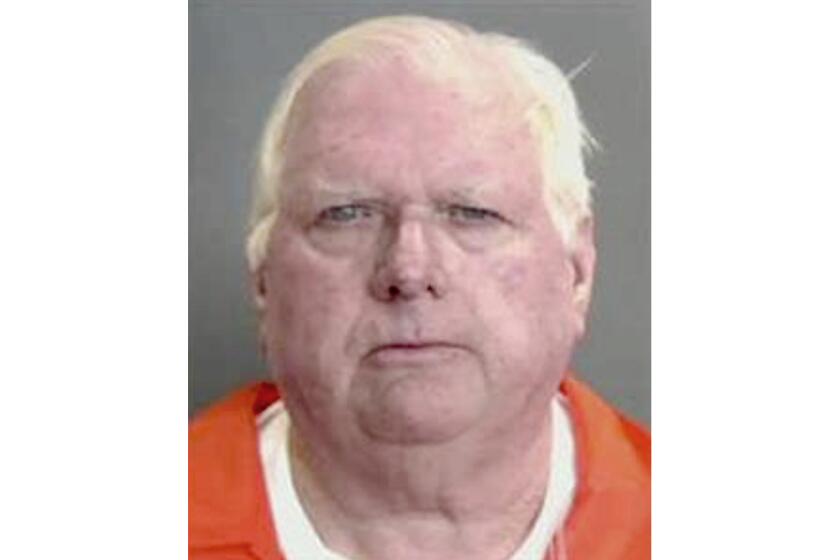 Booking photo of Judge Jeff Ferguson was arrested by Anaheim police.