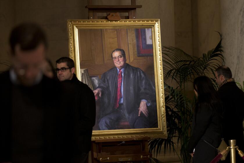 People line up to pay respects to late Justice Antonin Scalia in the Great Hall of the Supreme Court in Washington, where Scalia's body lies in repose.