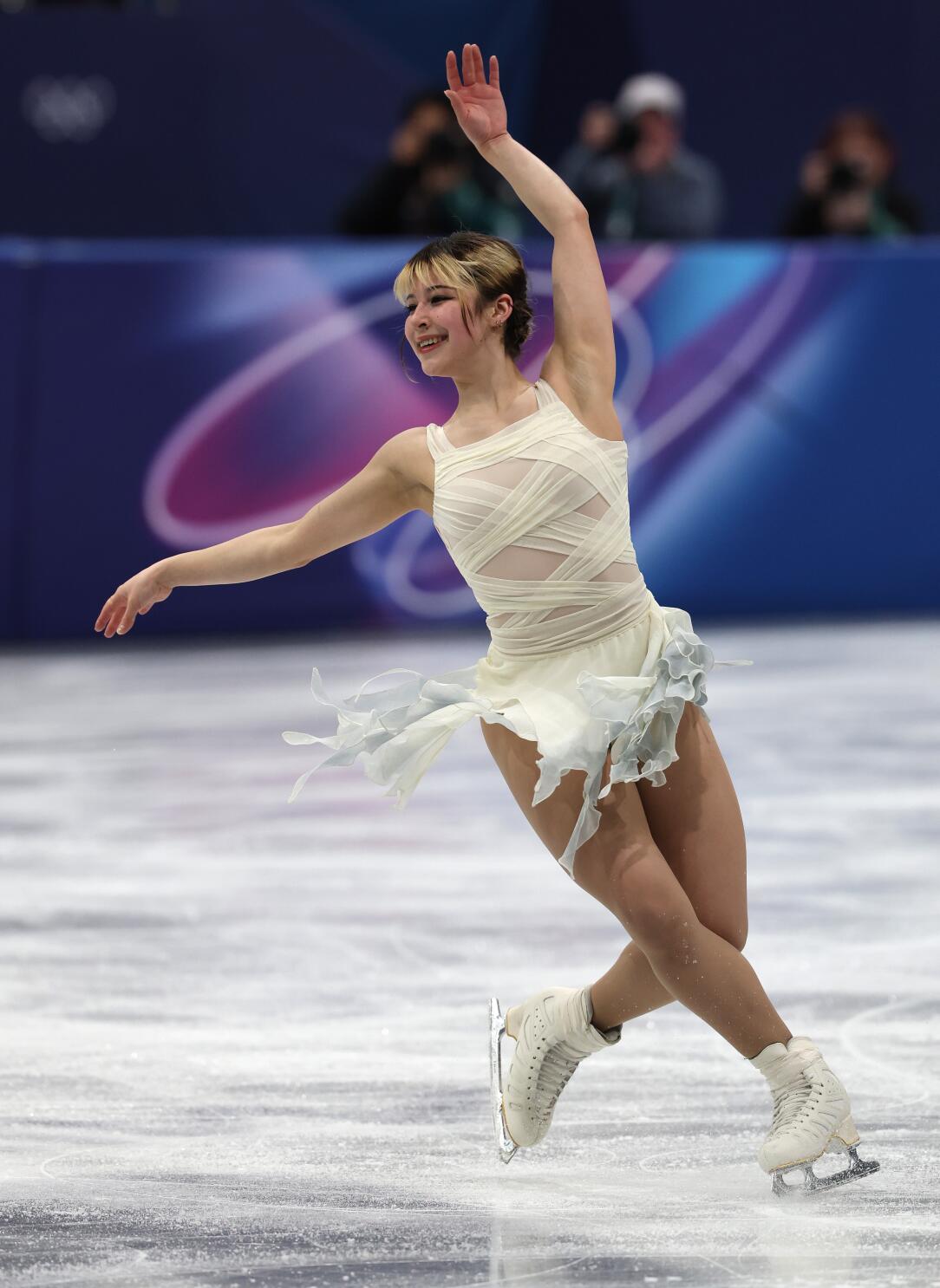 figure skating dress designers L.A. designer Lisa McKinnon creates U.S. figure skating dresses