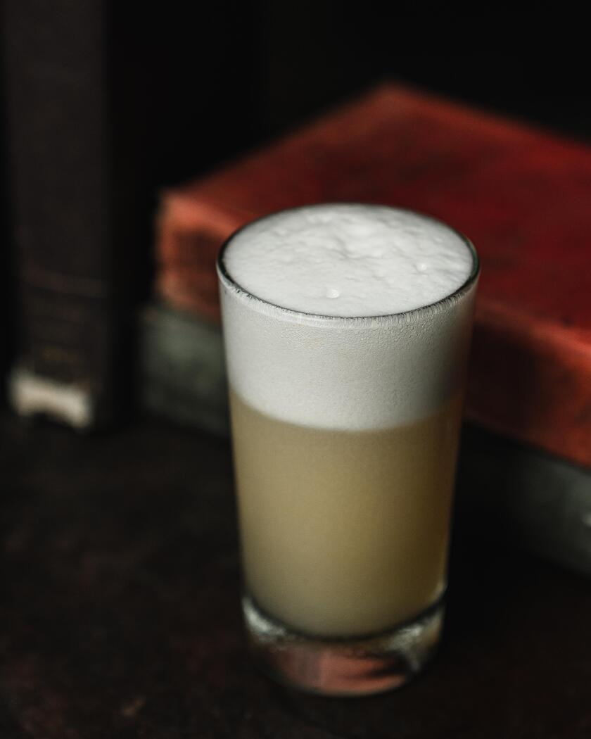 Peaches and Crème is a new cocktail from Prohibition.