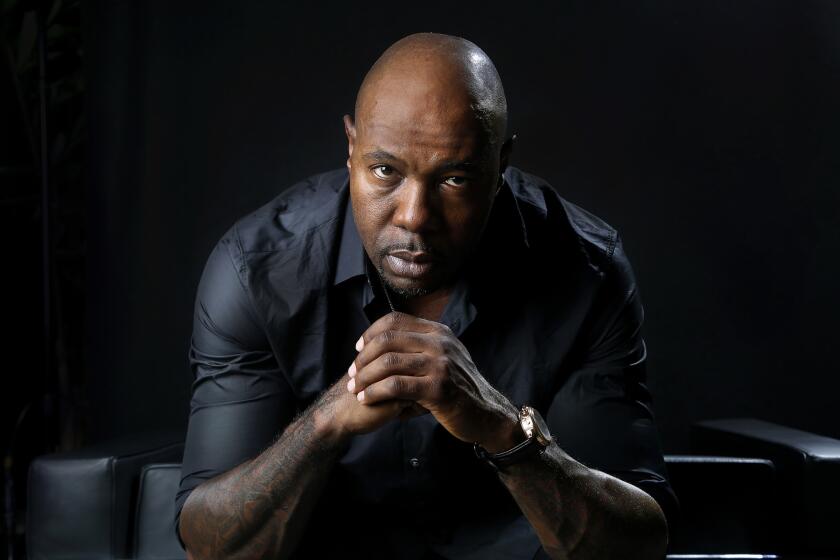 Director Antoine Fuqua, whose new movie "The Equalizer" is another collaboration with Denzel Washington, is photographed at Snoy Studios in Culver City.