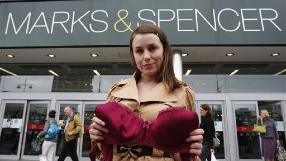 Women challenge Marks & Spencer bra pricing policy - The San