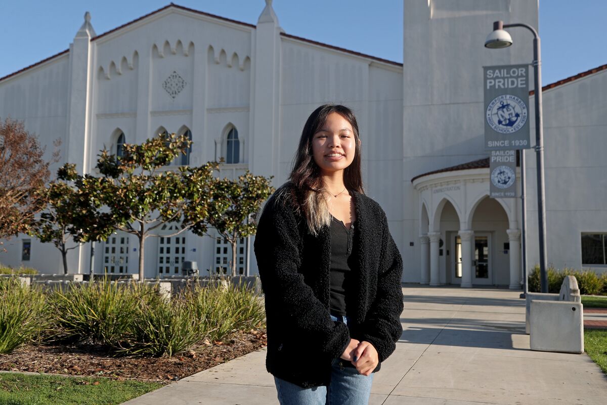 Joyce De Quiros, a Newport Harbor High School junior, won the Congressional App Challenge.