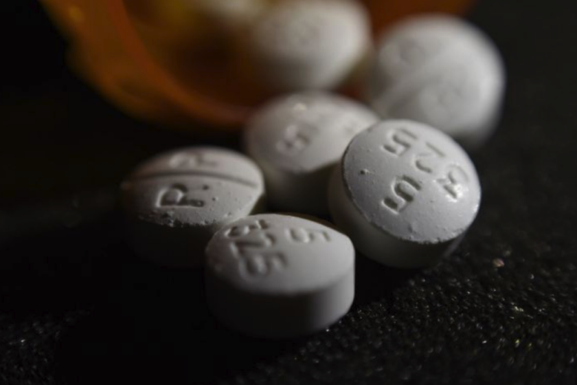 Tabletas del opioide oxycodone-acetaminophen. (Patrick Sison / AP)