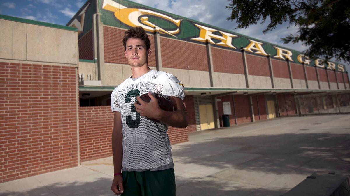 Edison senior wide receiver Mateo Gallego is the Daily Pilot Football Player of the Week.
