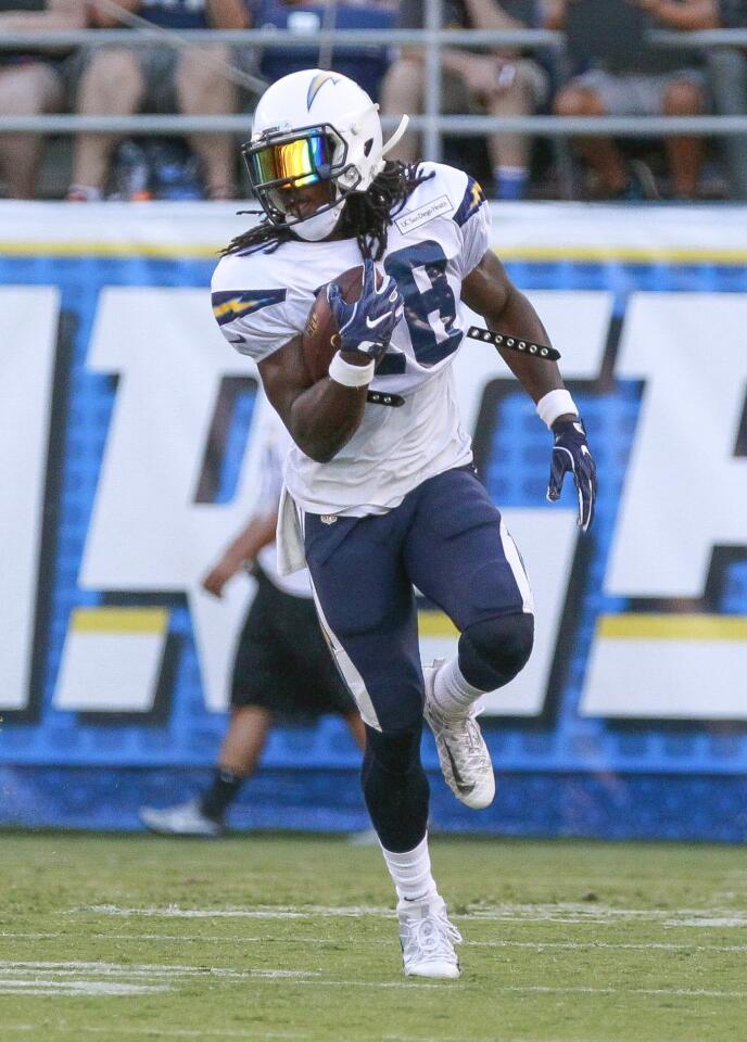 Chargers/Cardinals combined practice at the Q