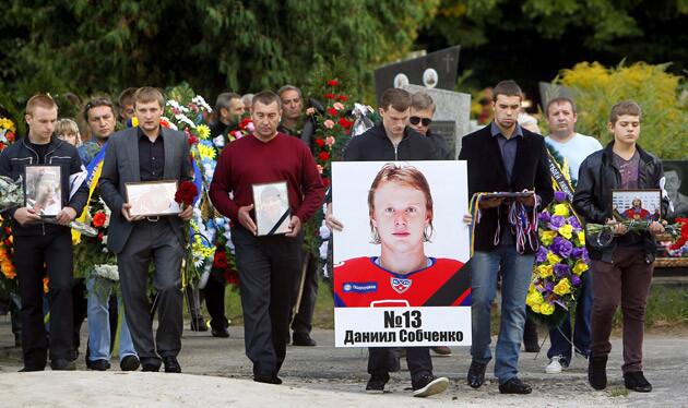 Lokomotiv Yaroslavl memorial ceremonies