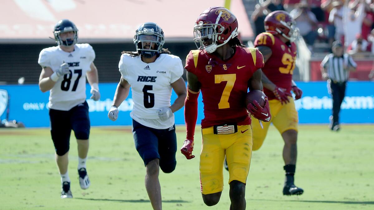 CFB roundup: Citadel upsets South Carolina; Iowa clinches Big Ten berth - Los Angeles Times