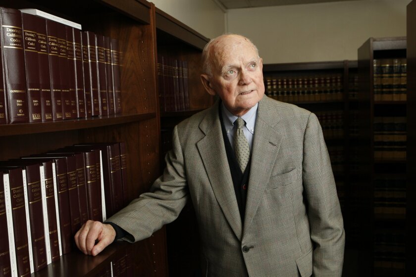 Retired San Diego Superior Court Judge William H. Kennedy