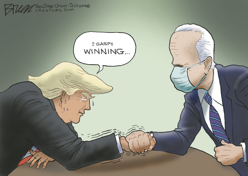 Biden leads Trump in electoral votes The San Diego UnionTribune