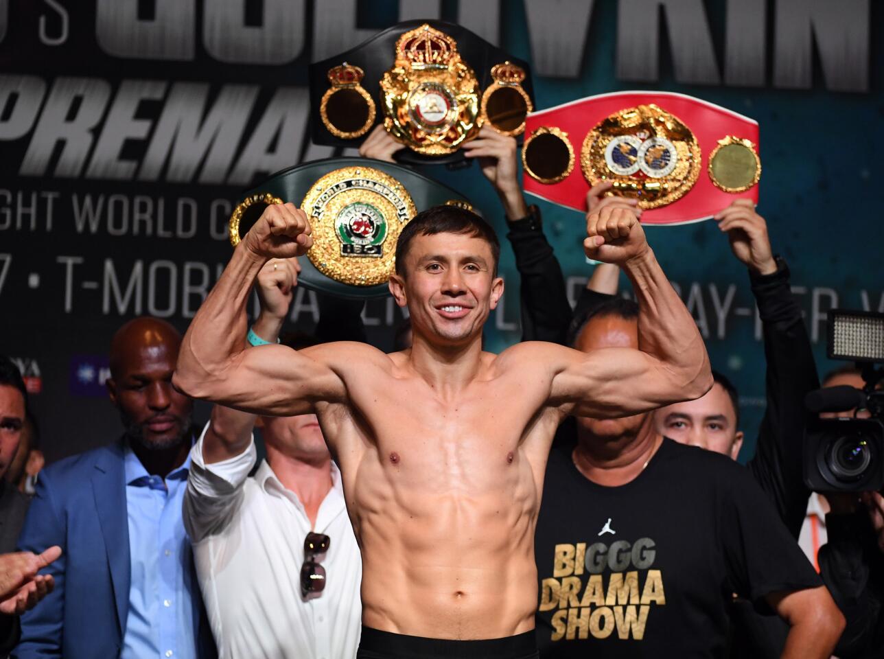 Gennady Golovkin v Canelo Alvarez - Weigh-in