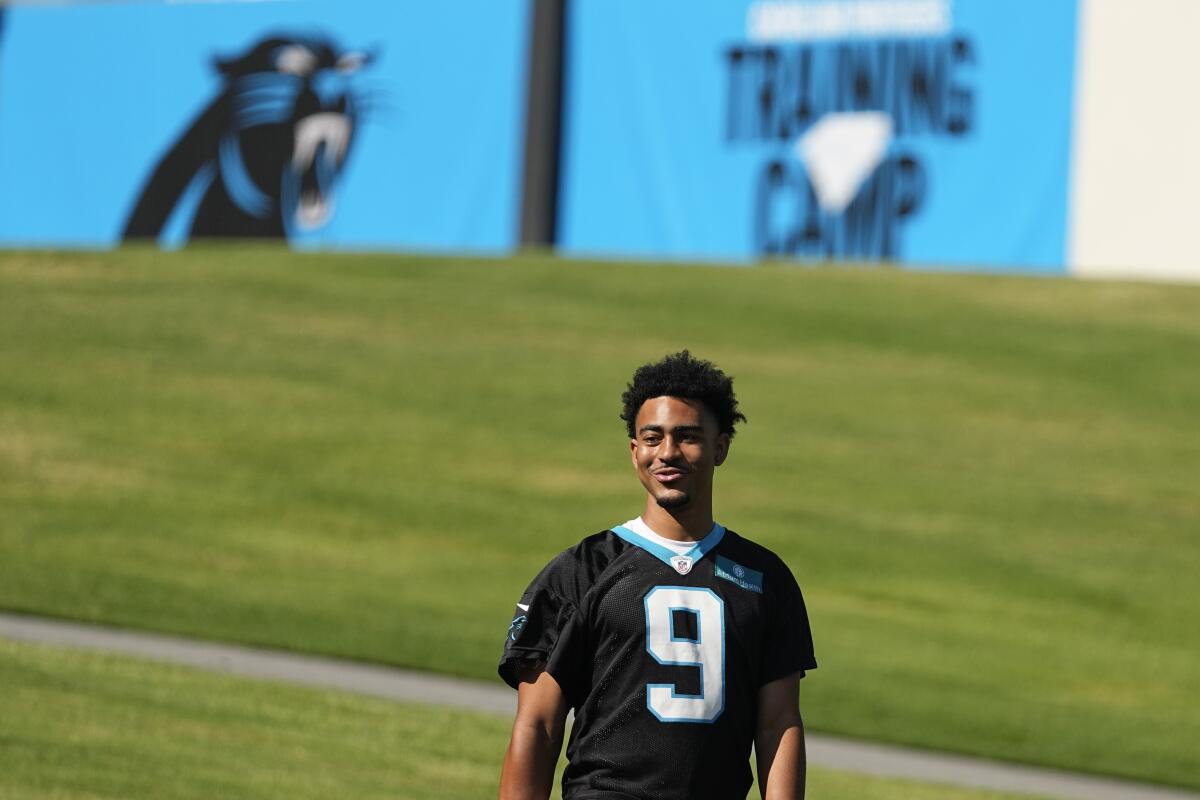 Panthers name No. 1 pick Bryce Young team's Week 1 starting QB vs. Falcons  - The San Diego Union-Tribune