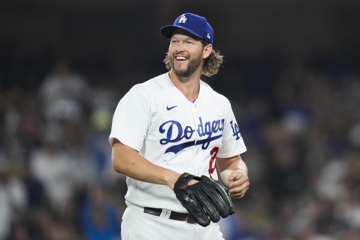 Kershaw tosses 2-hit ball over 5 innings and Dodgers beat Giants 7