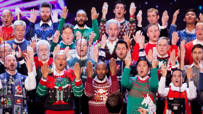 The Gay Men's Chorus of Los Angeles will return to this year's L.A. County Holiday Celebration at The Music Center, a free three-hour production featuring local musical, choral and dance groups.