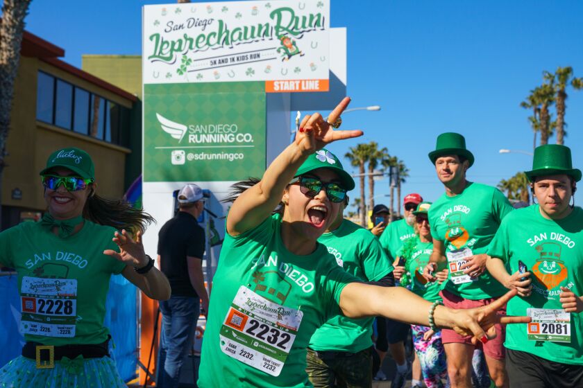 The San Diego Leprechaun Run is returning to Pacific Beach on March 11.